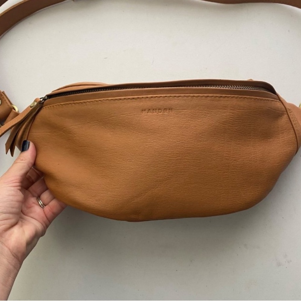 Mandrn Brown Fanny Pack Crossbody Purse 1.0